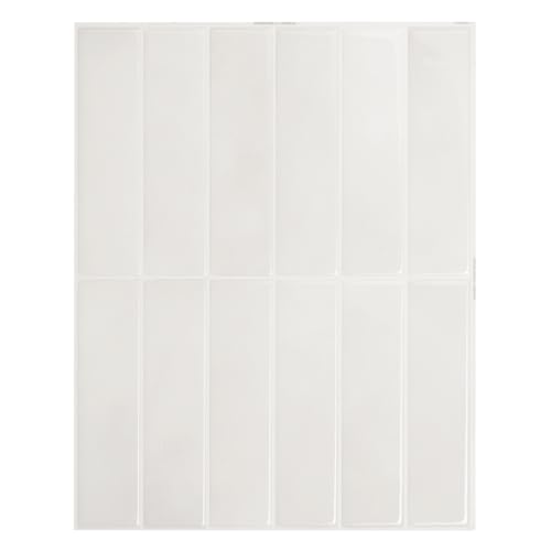 SMART TILES Peel and Stick Wall Tiles - 5 Sheets of 11.43' x 9' Adhesive Backsplash Tiles for Kitchens, Bathrooms (Essaouira White, Pack of 5)