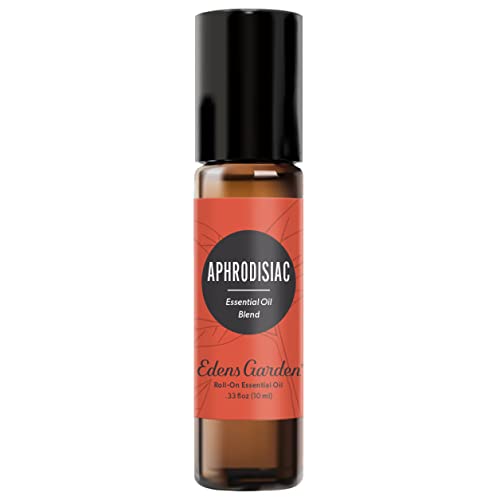 Edens Garden Aphrodisiac Essential Oil Roll-On Blend- 100% Pure Premium Grade, Natural, Therapeutic, Aromatherapy, Kid & Skin Safe, The Best for Body, Gifts, Relaxation Pre-Diluted 10 ml (.33 fl oz)