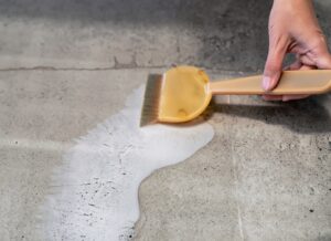 how to remove cooking oil from concrete