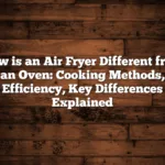 How is an Air Fryer Different from an Oven: Cooking Methods, Efficiency, Key Differences Explained