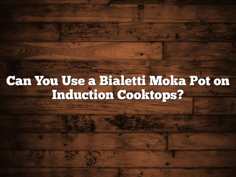 Can You Use a Bialetti Moka Pot on Induction Cooktops?