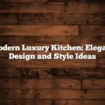 Modern Luxury Kitchen: Elegant Design and Style Ideas