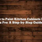 How to Paint Kitchen Cabinets Like a Pro: A Step-by-Step Guide