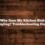 Why Does My Kitchen Sink Gurgling? Troubleshooting Guide