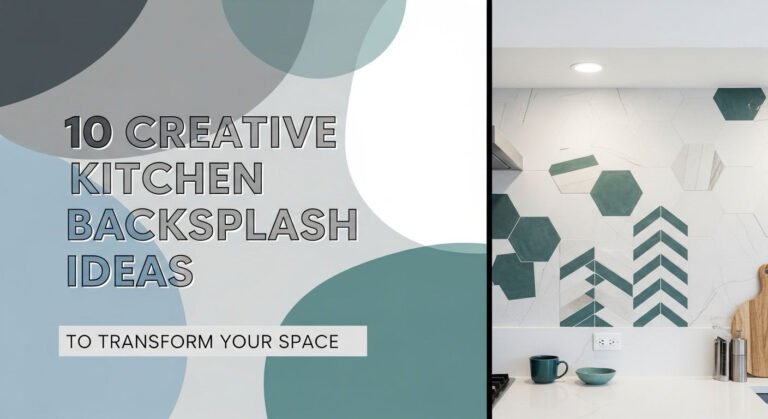 10 Creative Kitchen Backsplash Ideas To Transform Your Space 4 10 Creative Kitchen Backsplash Ideas to Transform Your Space