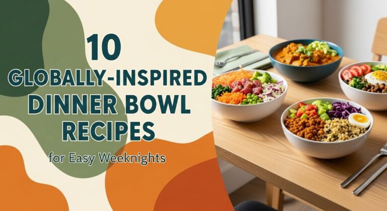 10 Globally-Inspired Dinner Bowl Recipes for Easy Weeknights