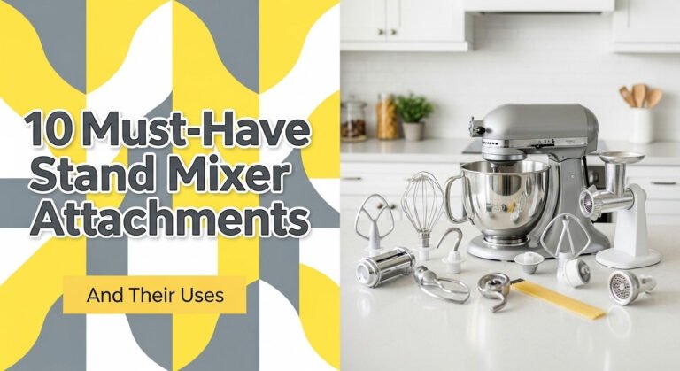 10 Must-Have Stand Mixer Attachments And Their Uses 1 10 Must-Have Stand Mixer Attachments and Their Uses