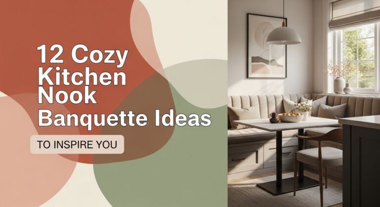 12 Cozy Kitchen Nook Banquette Ideas to Inspire You