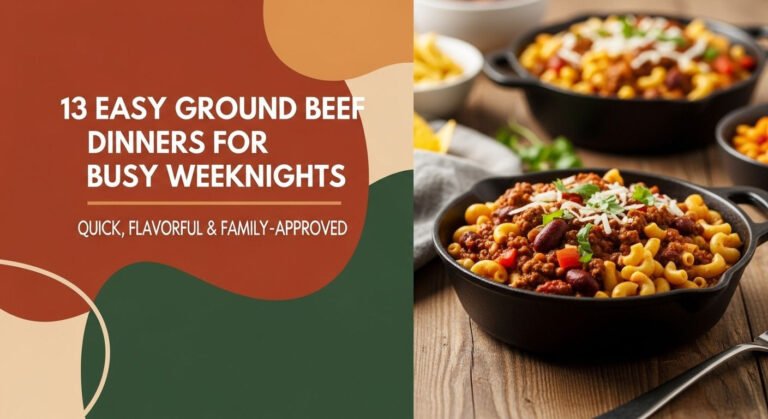 13 Easy Ground Beef Dinners For Busy Weeknights 8 13 Easy Ground Beef Dinners for Busy Weeknights