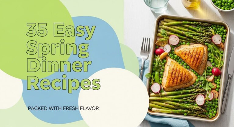 35 Easy Spring Dinner Recipes Packed with Fresh Flavor