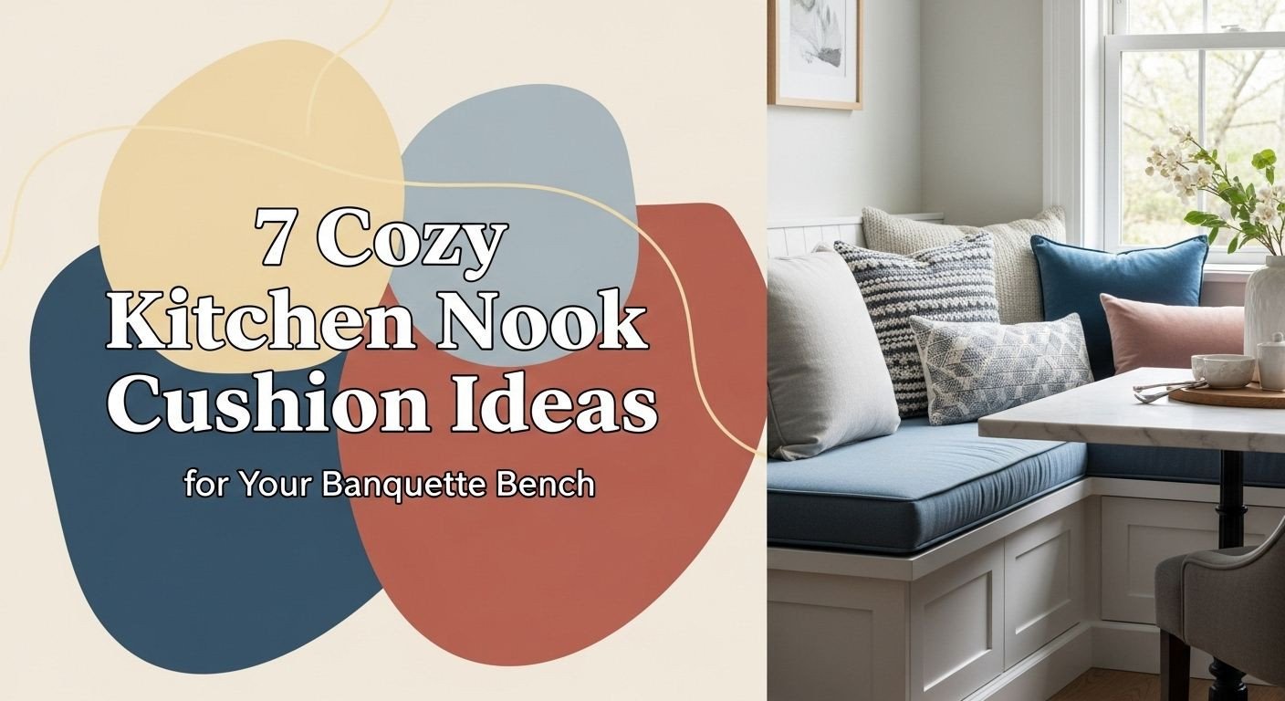 7 Cozy Kitchen Nook Cushion Ideas For Your Banquette Bench