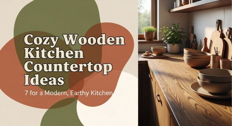 7 Cozy Wooden Kitchen Countertop Ideas for a Modern, Earthy Kitchen