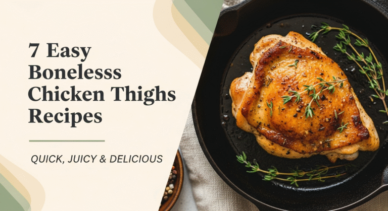 7 Easy Skinless Boneless Chicken Thighs Recipes 4 7 Easy Skinless Boneless Chicken Thighs Recipes