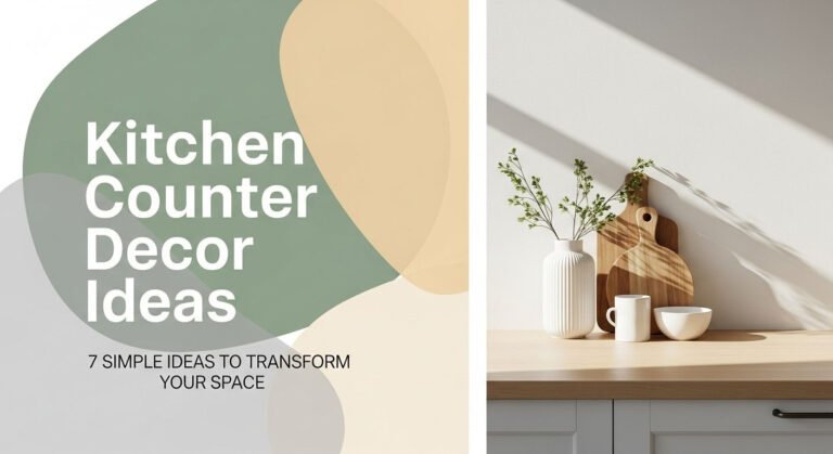 7 Simple Kitchen Counter Decor Ideas to Transform Your Space
