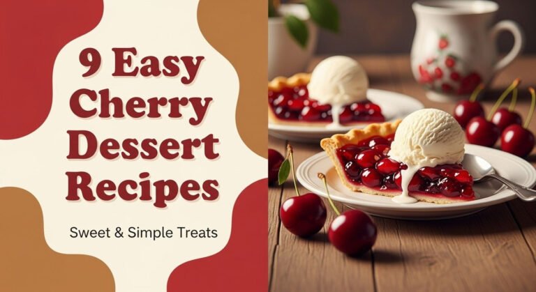 9 Easy Cherry Dessert Recipes: Sweet & Simple Treats