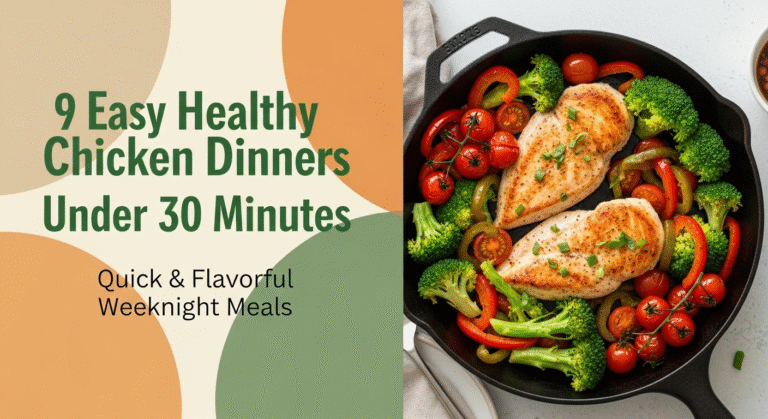 9 Easy Healthy Chicken Dinners Under 30 Minutes 5 9 Easy Healthy Chicken Dinners Under 30 Minutes