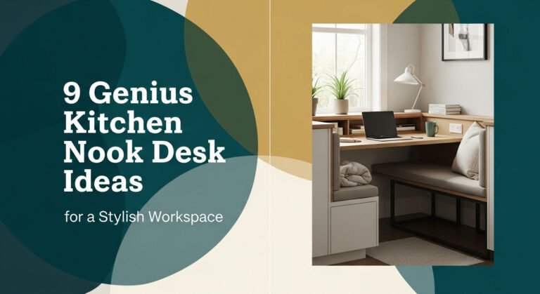 9 Genius Kitchen Nook Desk Ideas For A Stylish Workspace 6 9 Genius Kitchen Nook Desk Ideas for a Stylish Workspace