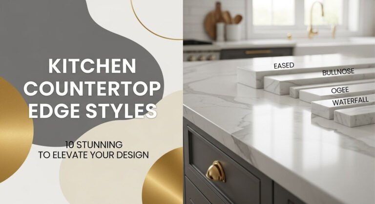 10 Stunning Kitchen Countertop Edge Styles To Elevate Your Design 5 10 Stunning Kitchen Countertop Edge Styles to Elevate Your Design