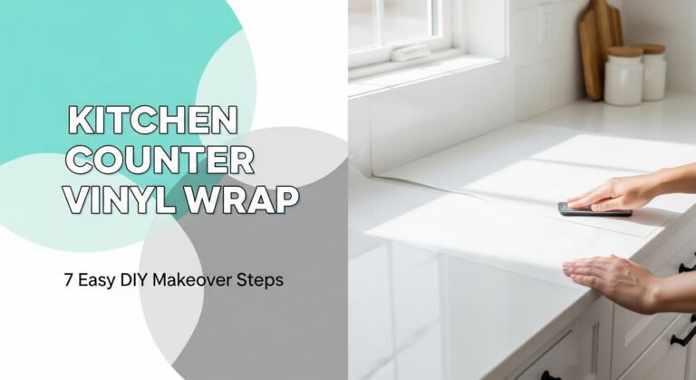 Kitchen Counter Vinyl Wrap: 7 Easy Diy Makeover Steps 8 Kitchen Counter Vinyl Wrap: 7 Easy DIY Makeover Steps