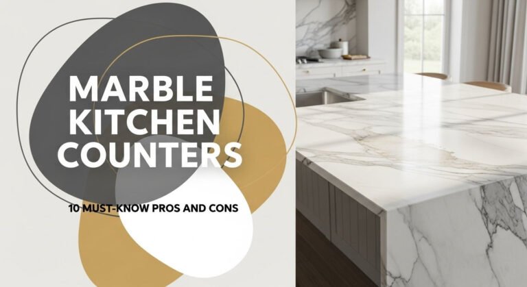 10 Must-Know Pros And Cons Of Marble Kitchen Counters 4 10 Must-Know Pros and Cons of Marble Kitchen Counters
