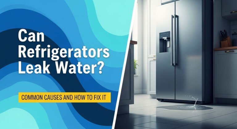 Can Refrigerators Leak Water? Common Causes And How To Fix It 4 Can Refrigerators Leak Water? Common Causes and How to Fix It