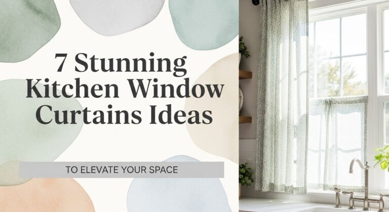 7 Stunning Kitchen Window Curtains Ideas to Elevate Your Space