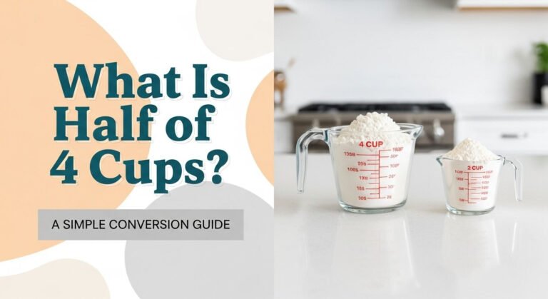 What Is Half of 4 Cups? A Simple Conversion Guide