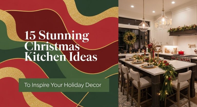 15 Stunning Christmas Kitchen Ideas to Inspire Your Holiday Decor