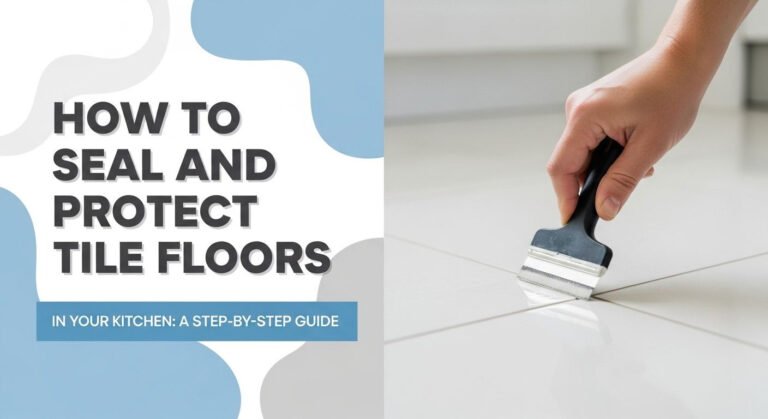 How To Seal And Protect Tile Floors In Your Kitchen: A Step-By-Step Guide 5 How to Seal and Protect Tile Floors in Your Kitchen: A Step-by-Step Guide