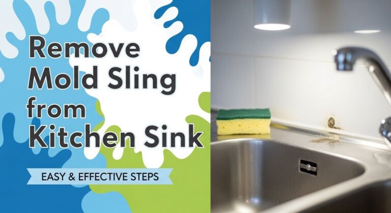 Remove Mold Sling from Kitchen Sink: Easy & Effective Steps