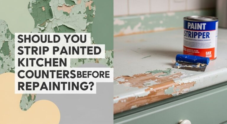 Should You Strip Painted Kitchen Counters Before Repainting?