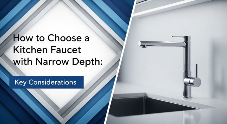 How To Choose A Kitchen Faucet With Narrow Depth: Key Considerations 6 How to Choose a Kitchen Faucet with Narrow Depth: Key Considerations