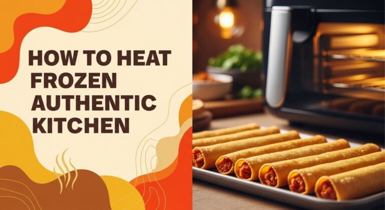 How to Heat Frozen Authentic Kitchen Flautas