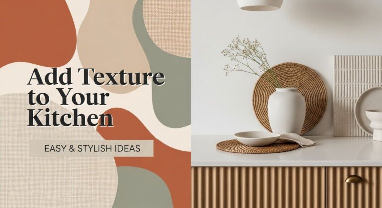 Add Texture to Your Kitchen: Easy & Stylish Ideas