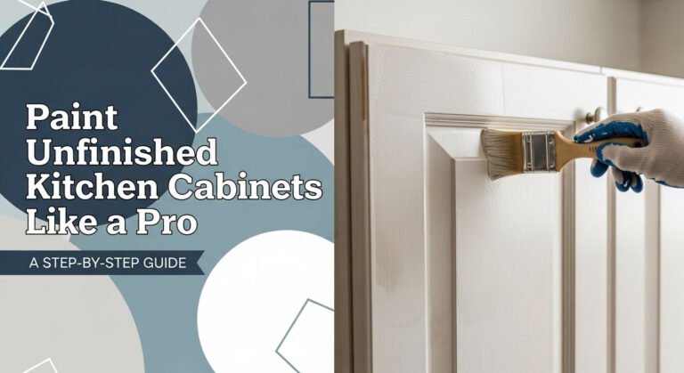 Paint Unfinished Kitchen Cabinets Like a Pro: A Step-by-Step Guide