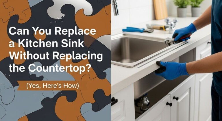 Can You Replace A Kitchen Sink Without Replacing The Countertop? (Yes, Here'S How) 4 Can You Replace a Kitchen Sink Without Replacing the Countertop? (Yes, Here's How)
