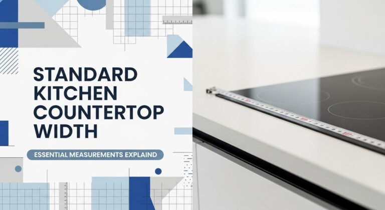 Standard Kitchen Countertop Width: Essential Measurements Explained