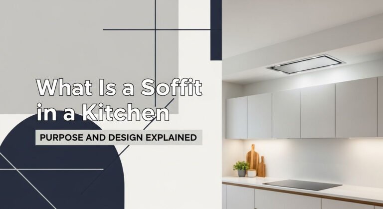 What Is a Soffit in a Kitchen: Purpose and Design Explained