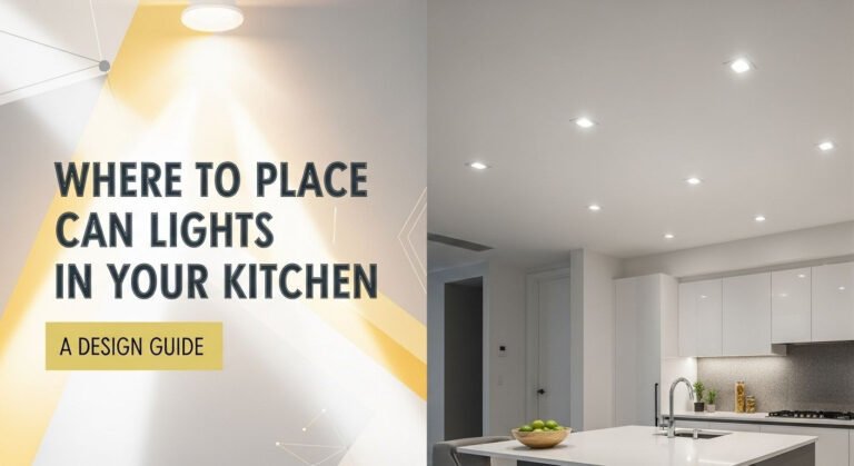 Where to Place Can Lights in Your Kitchen: A Design Guide