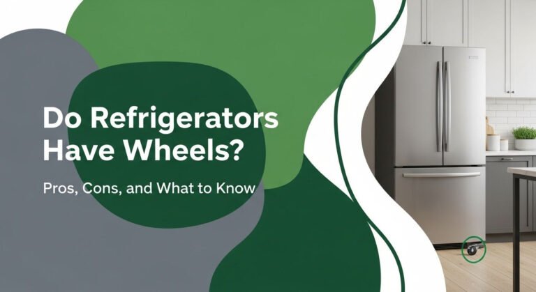 Do Refrigerators Have Wheels? Pros, Cons, and What to Know