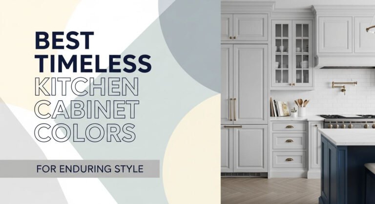 Best Timeless Kitchen Cabinet Colors for Enduring Style