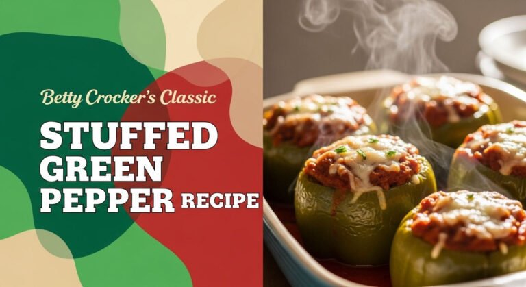 Betty Crocker's Classic Stuffed Green Pepper Recipe