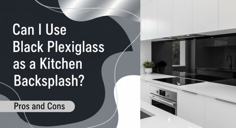 Can I Use Black Plexiglass As A Kitchen Backsplash? Pros And Cons 9 Can I Use Black Plexiglass as a Kitchen Backsplash? Pros and Cons