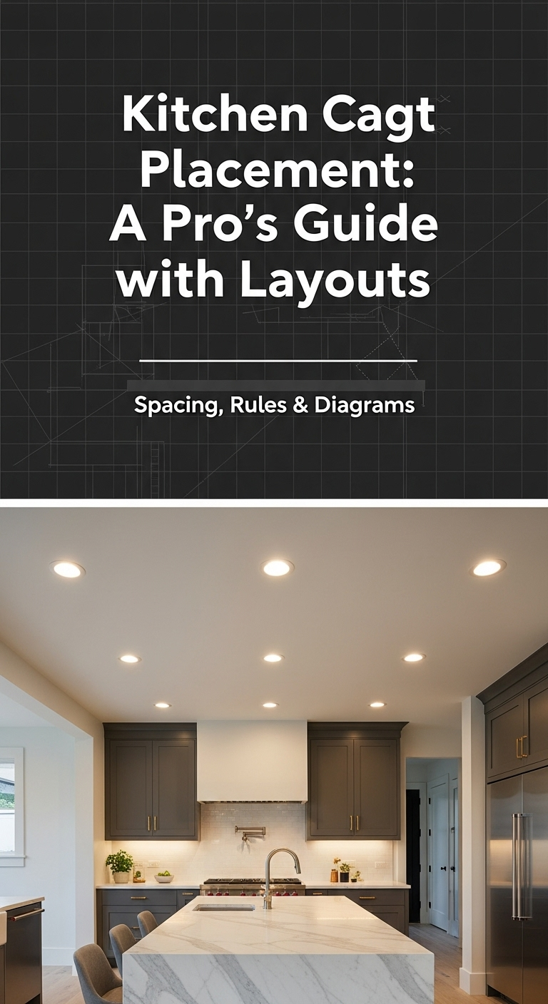 can lights kitchen placement