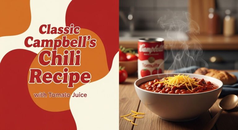 Classic Campbell's Chili Recipe with Tomato Juice