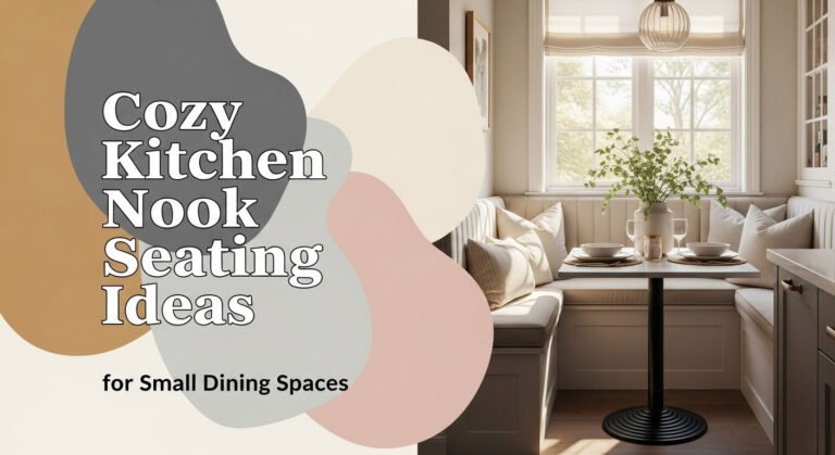 Cozy Kitchen Nook Seating Ideas for Small Dining Spaces
