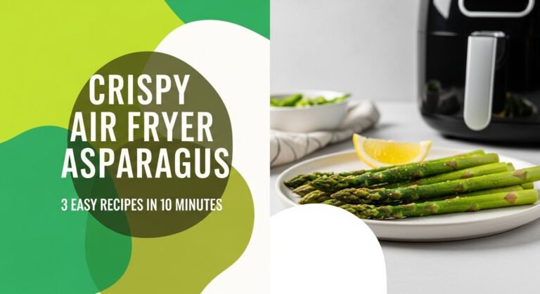 Crispy Air Fryer Asparagus: 3 Easy Recipes in 10 Minutes