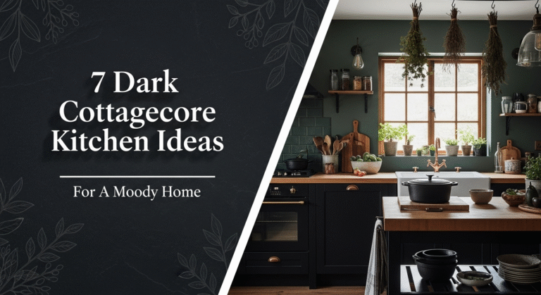 7 Dark Cottagecore Kitchen Ideas For A Moody Home