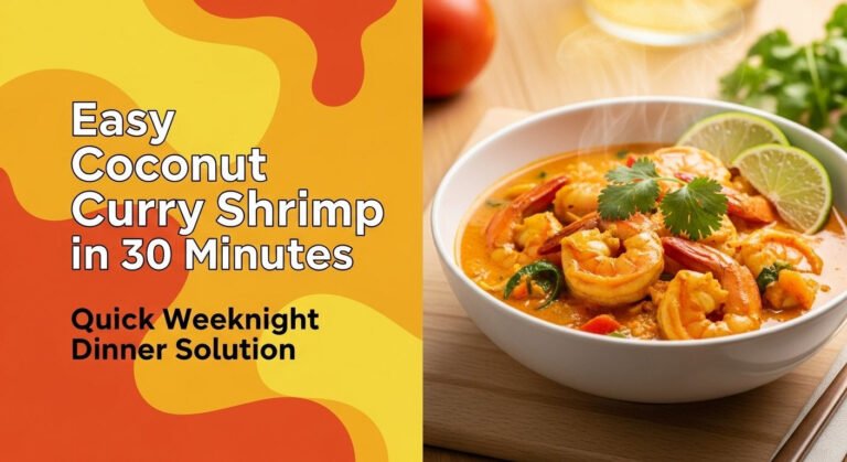 Easy Coconut Curry Shrimp in 30 Minutes