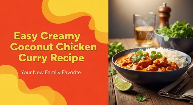Easy Creamy Coconut Chicken Curry Recipe